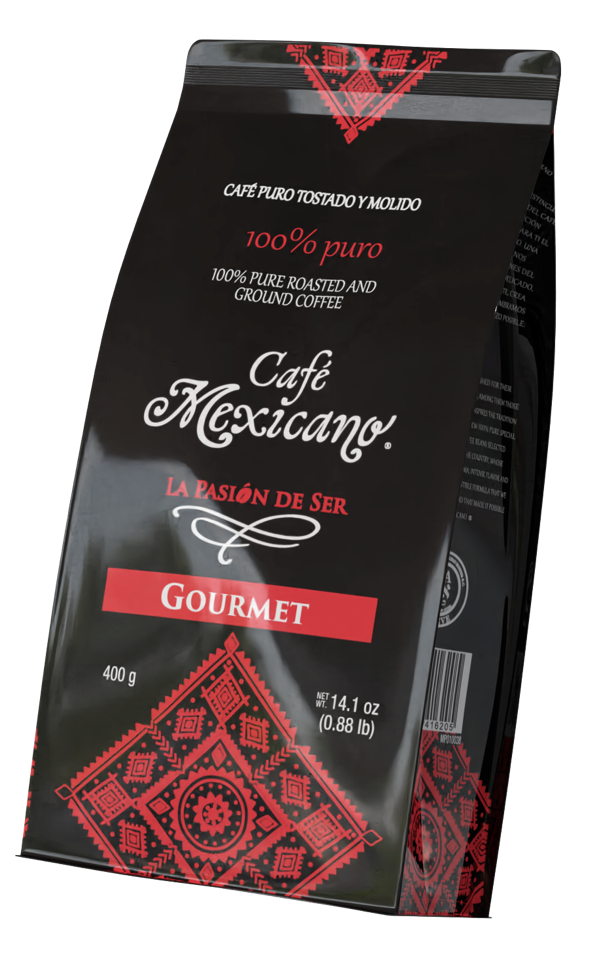 Empaque Regular de Café Mexicano Gourmet Mexican Coffee Packaging